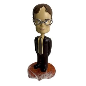 The Office Dwight Schrute Bobblehead Figure Universal Network Television Brown